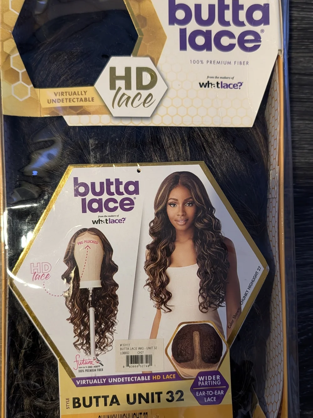 Butta Lace Butta Unit 32 Chunky Highlight 27 Women's Synthetic Wig